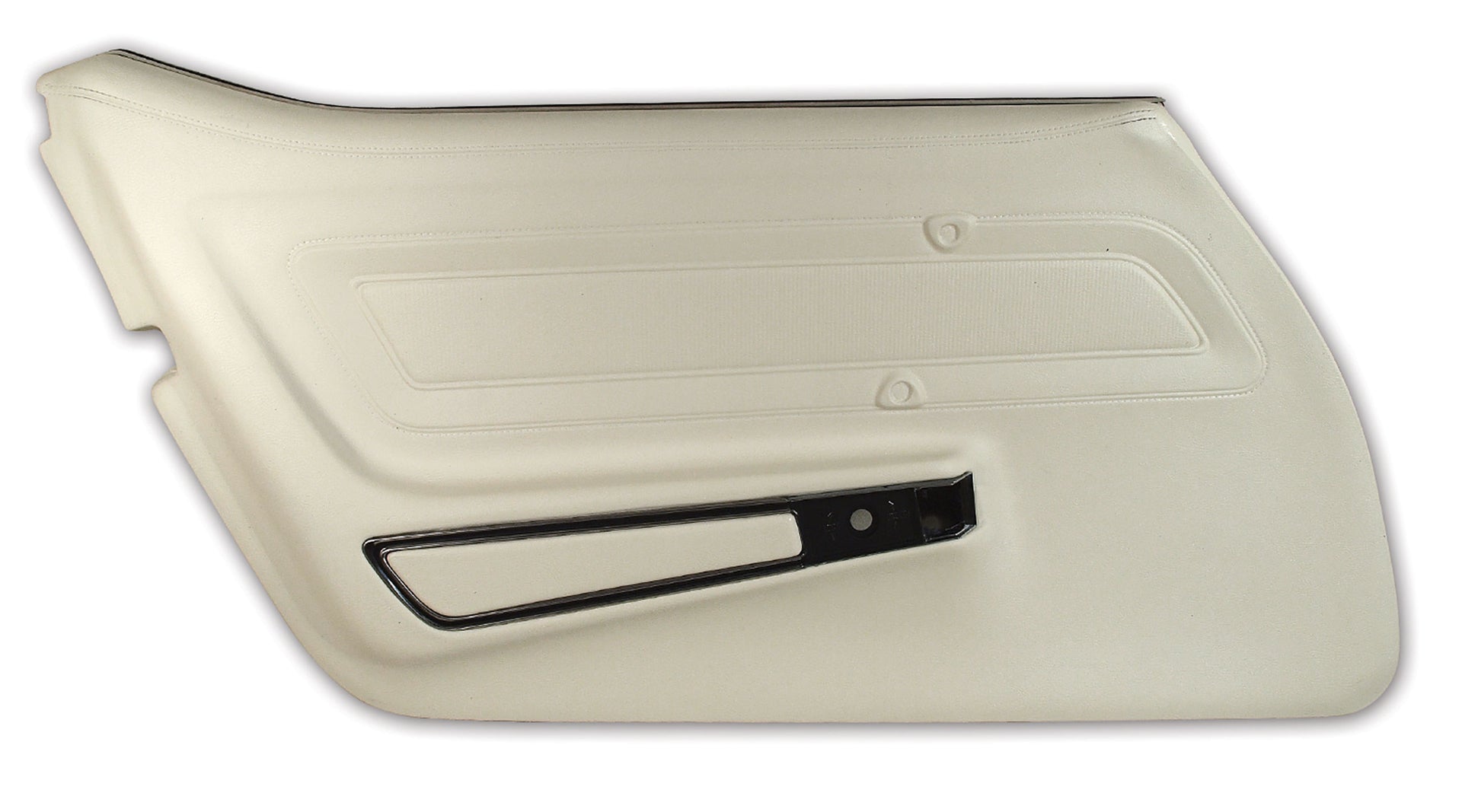 1976-1976 Corvette Door Panel White Standard LH-442376-Corvette-Store-Online