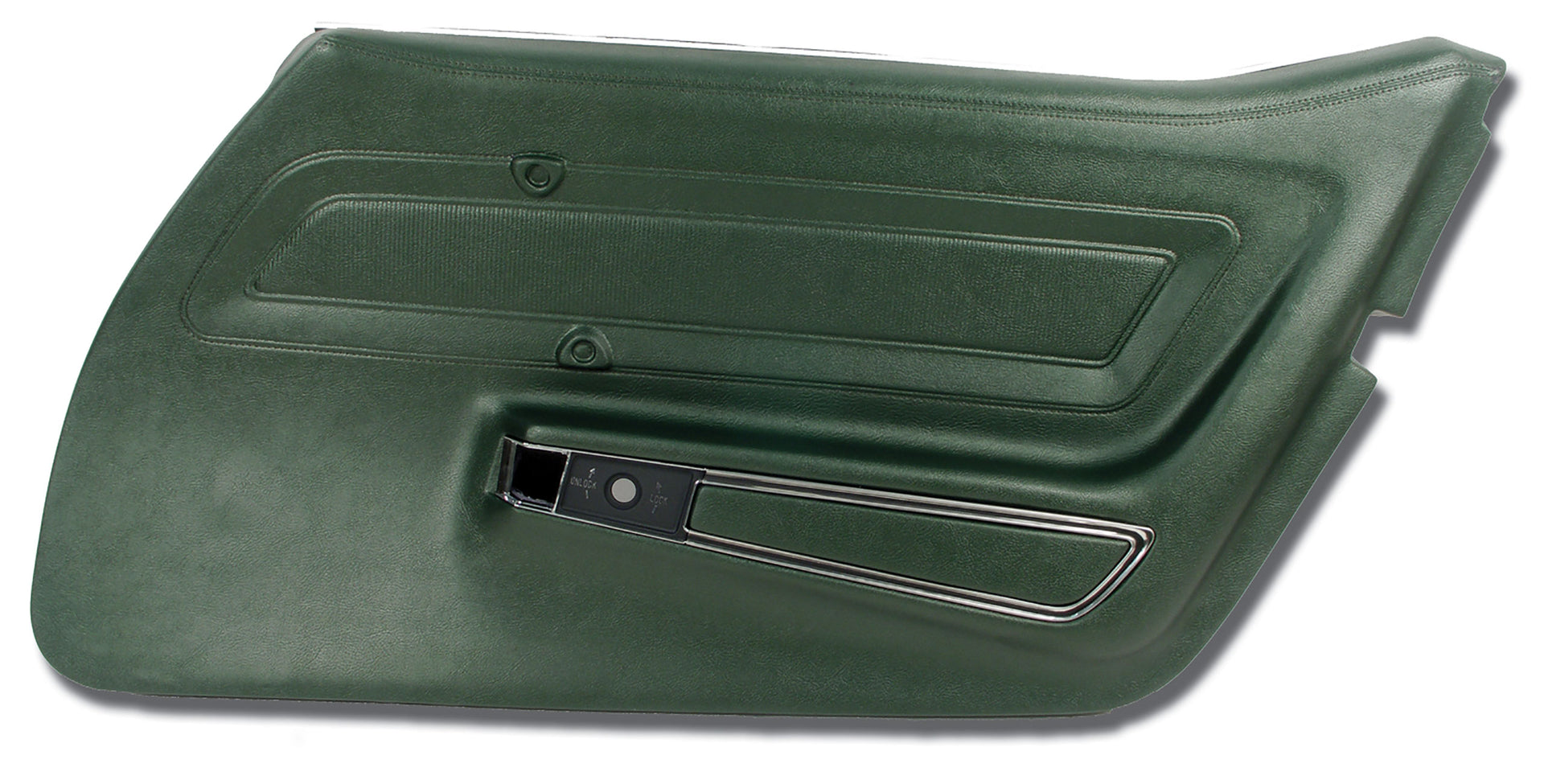 1971-1971 Corvette Door Panel Green Standard RH-442418-Corvette-Store-Online