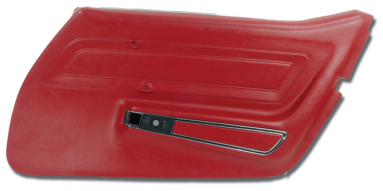 1976-1976 Corvette Door Panel Firethorn Standard RH-442434-Corvette-Store-Online