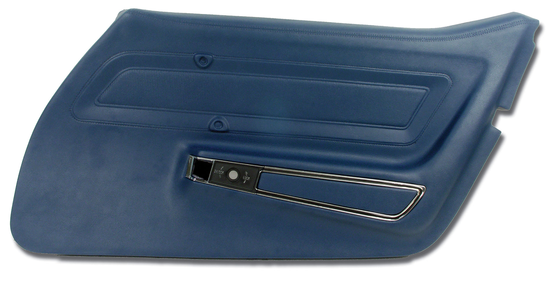 1971-1972 Corvette Door Panel Royal Blue Standard RH-442447-Corvette-Store-Online