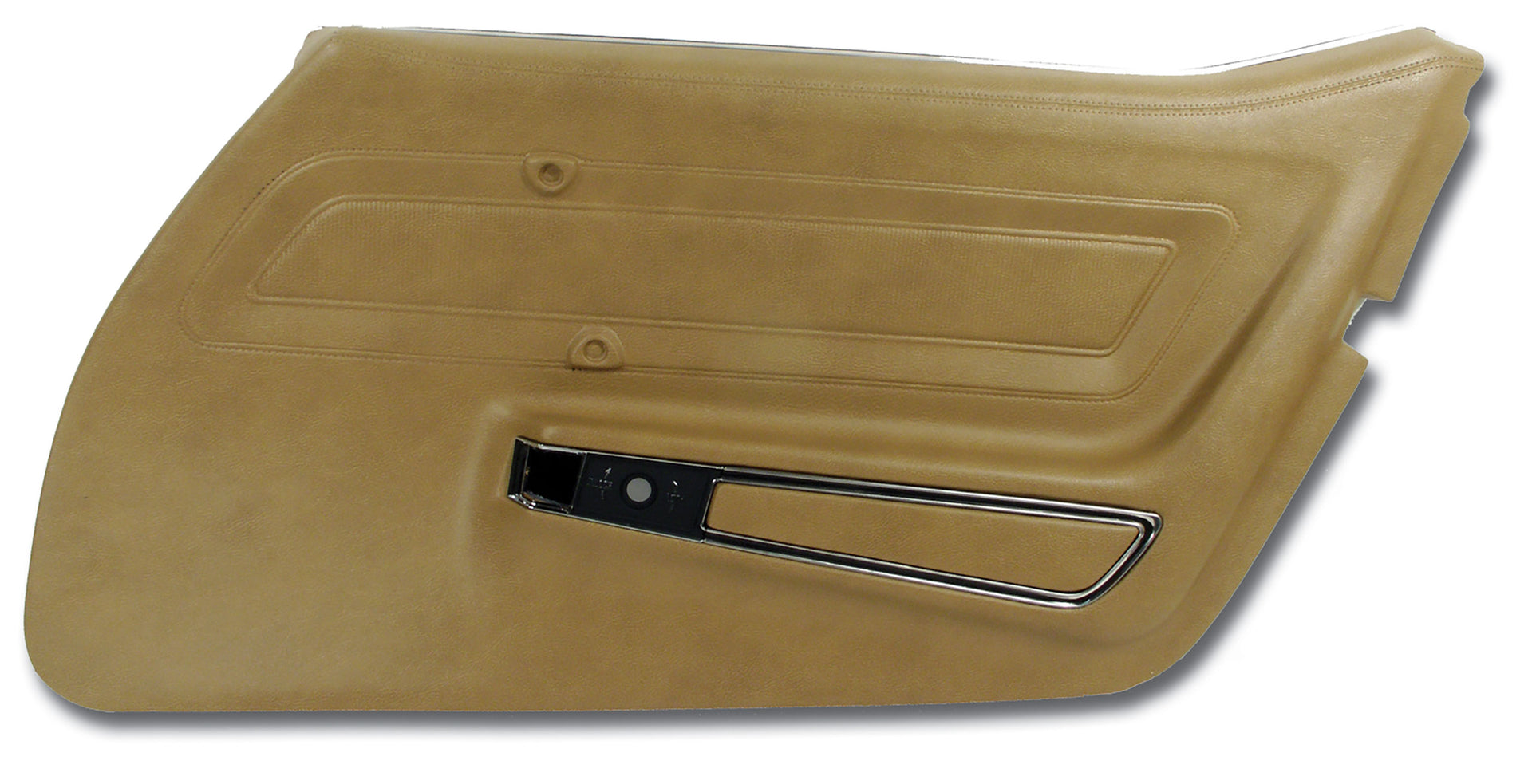 1973-1975 Corvette Door Panel Medium Saddle Standard RH-442451-Corvette-Store-Online