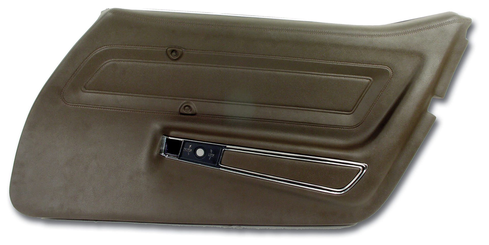 1976-1976 Corvette Door Panel Dark Brown Standard RH-442455-Corvette-Store-Online