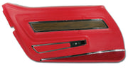 1970-1972 Corvette Door Panel Red Deluxe LH-442530-Corvette-Store-Online