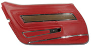 1976-1976 Corvette Door Panel Firethorn Deluxe LH-442534-Corvette-Store-Online