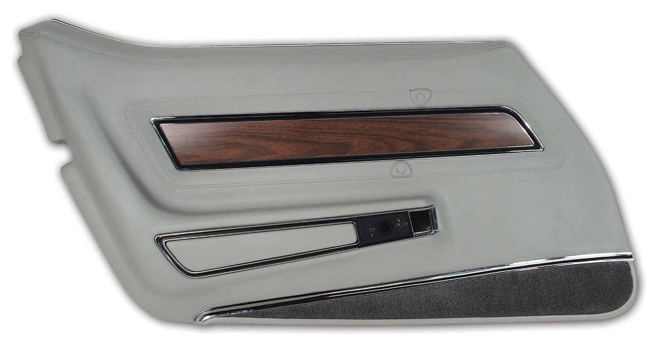 1976-1976 Corvette Door Panel Smoke Deluxe LH-4425A2-Corvette-Store-Online
