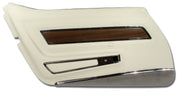 1976-1976 Corvette Door Panel White W/Smoke Carpet Deluxe LH-4425Z8-Corvette-Store-Online