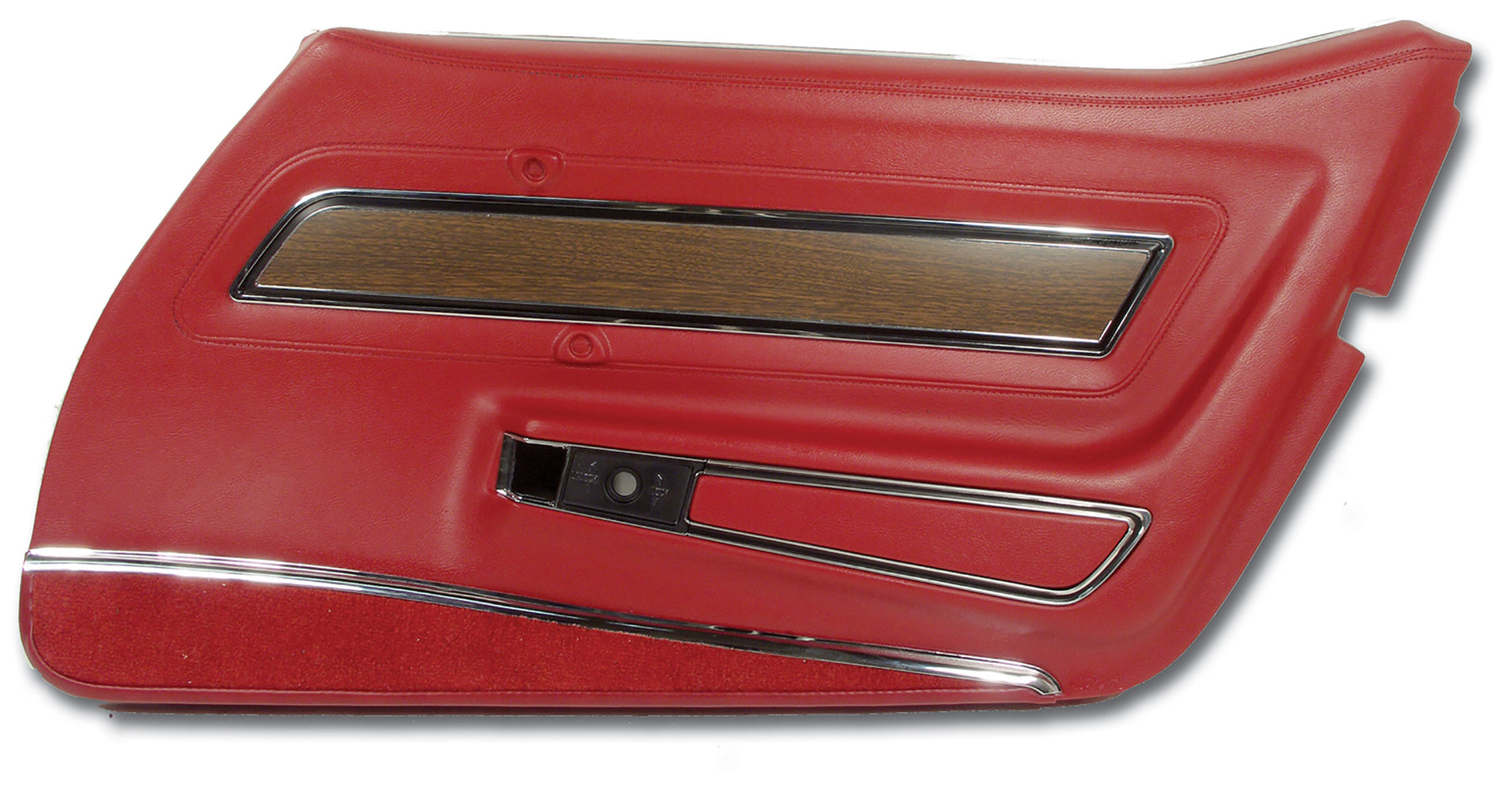 1976-1976 Corvette Door Panel Firethorn Deluxe RH-442634-Corvette-Store-Online