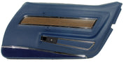 1971-1972 Corvette Door Panel Royal Blue Deluxe RH-442647-Corvette-Store-Online