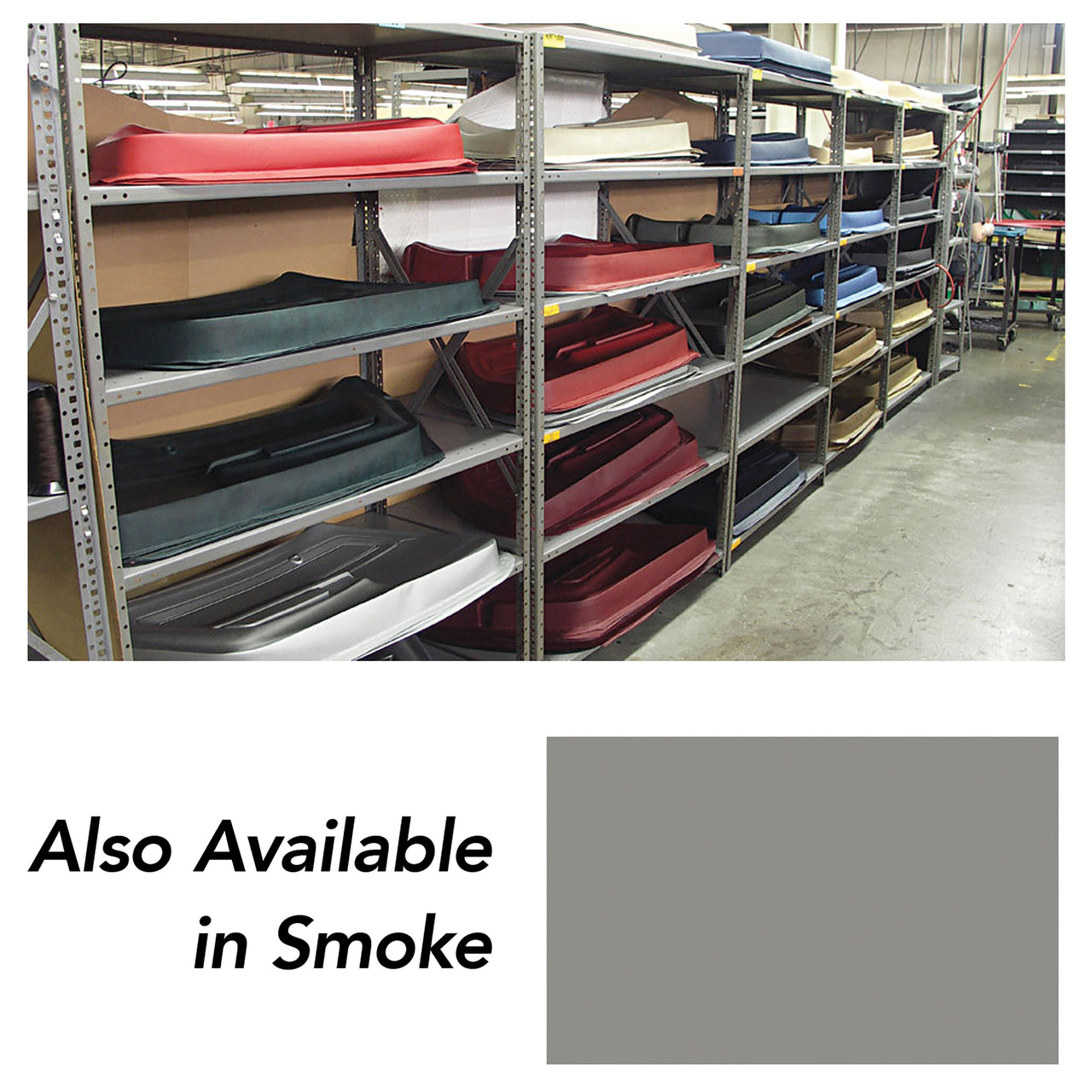 1977-1977 Corvette Door Panel Skin Smoke LH-442767-Corvette-Store-Online