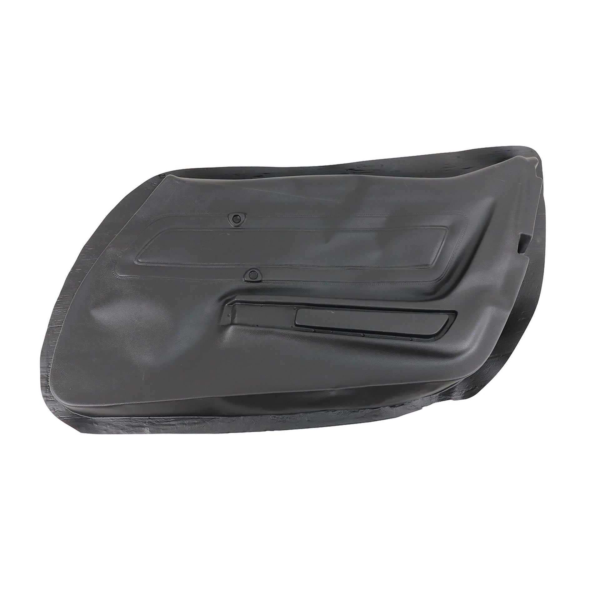 1977-1977 Corvette Door Panel Skin Black RH-442820-Corvette-Store-Online
