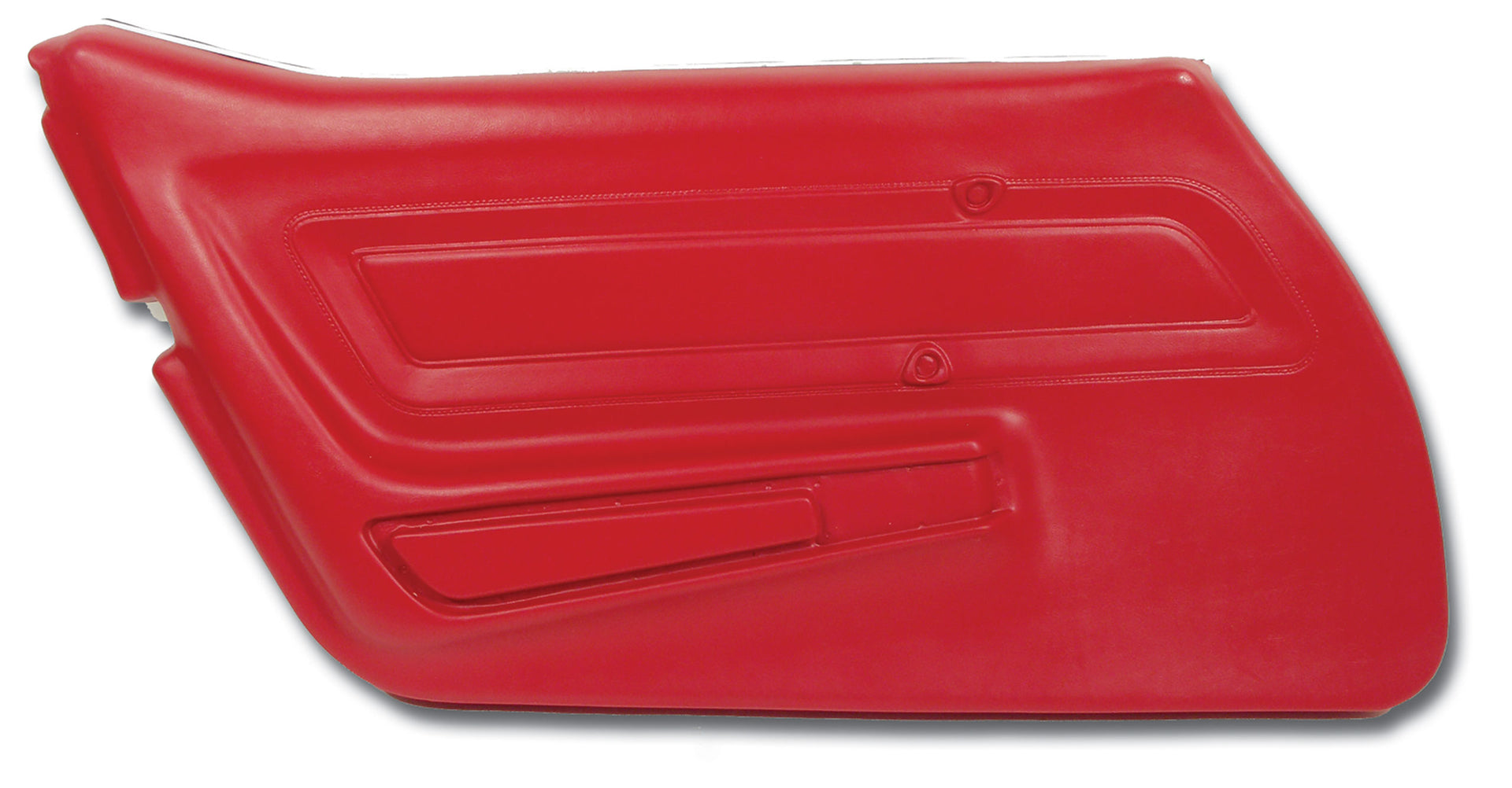 1977-1977 Corvette Door Panel Red LH-442924-Corvette-Store-Online