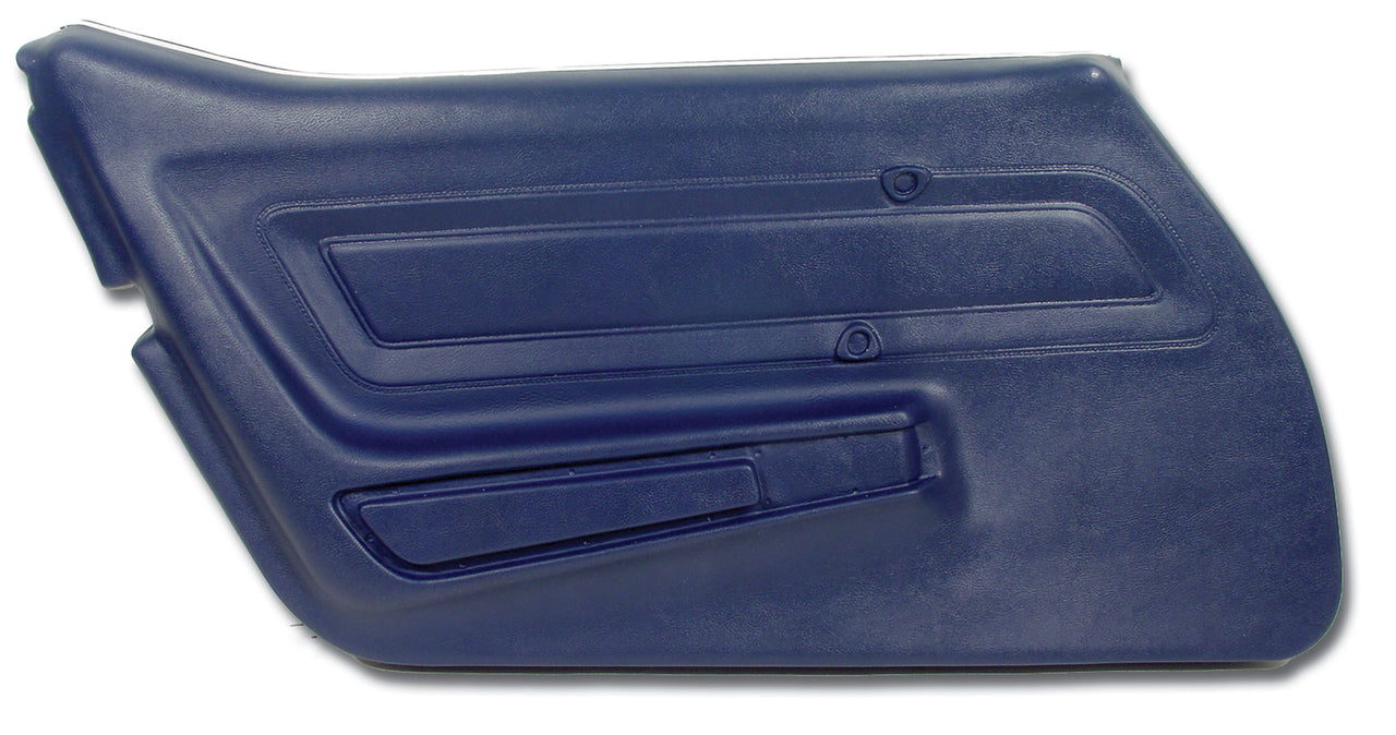 1977-1977 Corvette Door Panel Dark Blue LH-442945-Corvette-Store-Online
