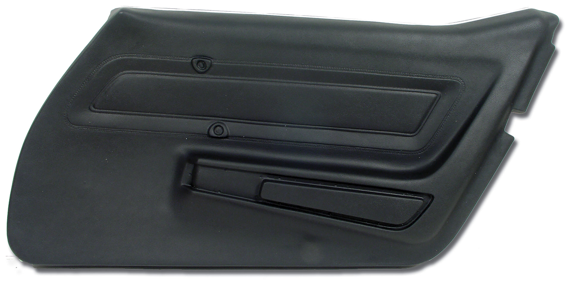 1977-1977 Corvette Door Panel Black RH-443020-Corvette-Store-Online