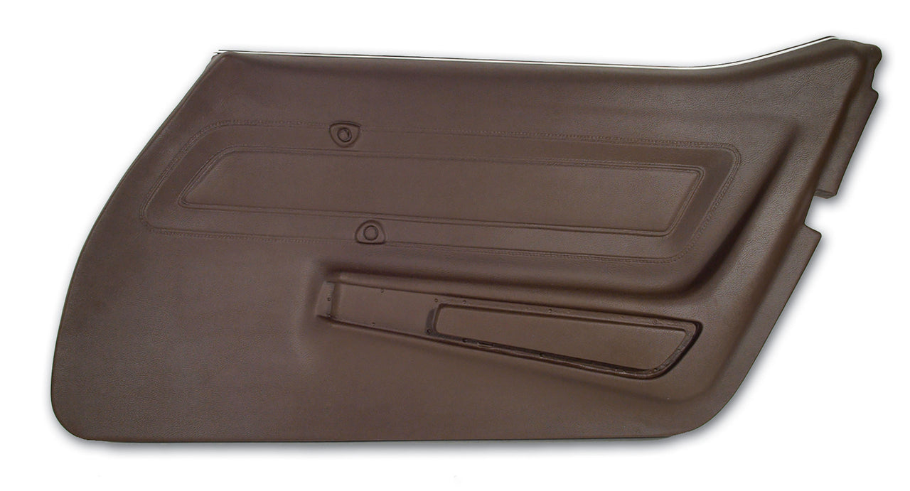1977-1977 Corvette Door Panel Dark Brown RH-443055-Corvette-Store-Online