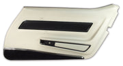 1977-1977 Corvette Door Panel White Deluxe W/Black Carpet RH-4432Z5-Corvette-Store-Online