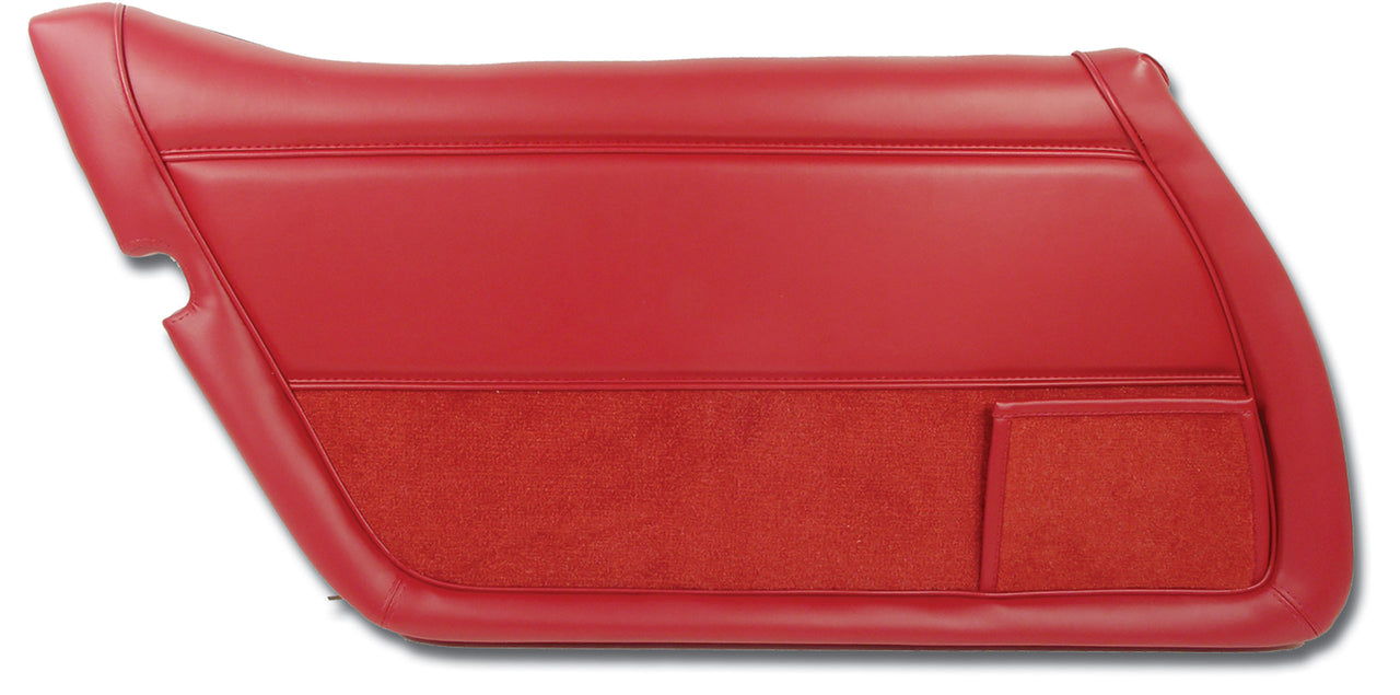 1981-1981 Corvette Door Panel Red LH-443325-Corvette-Store-Online