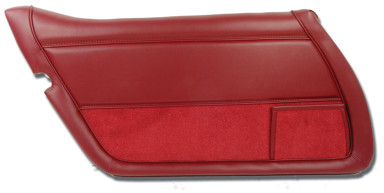 1982-1982 Corvette Door Panel Red LH-443326-Corvette-Store-Online