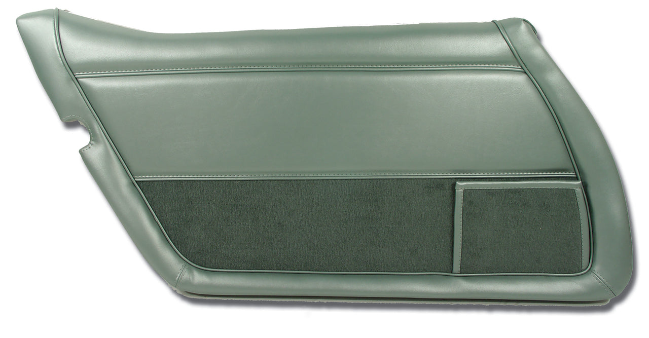 1982-1982 Corvette Door Panel Silvergreen LH-443359-Corvette-Store-Online