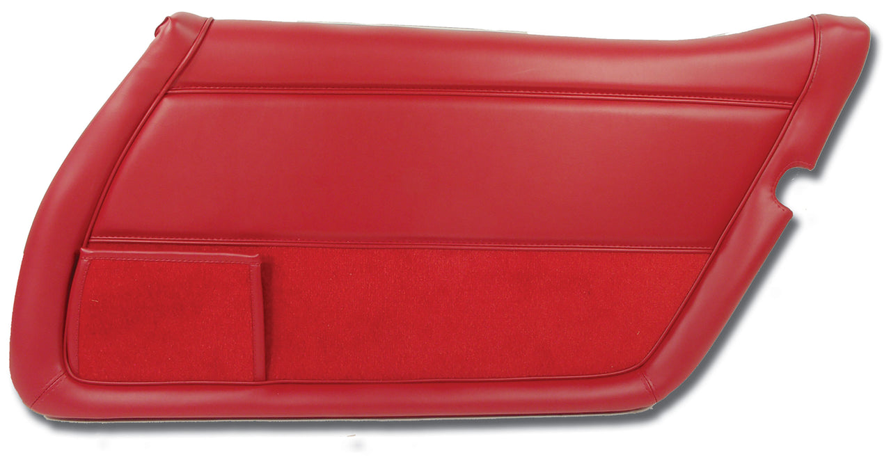 1981-1981 Corvette Door Panel Red RH-443425-Corvette-Store-Online
