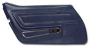 1977-1977 Corvette Door Panel Dark Blue Standard LH-443545-Corvette-Store-Online
