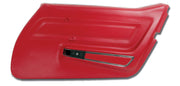 1977-1977 Corvette Door Panel Red Standard RH-443624-Corvette-Store-Online