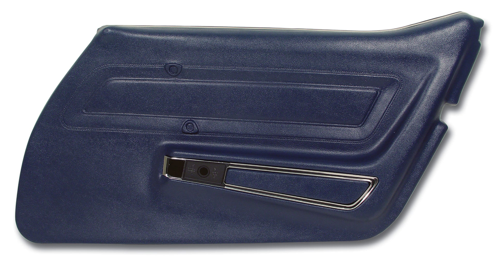 1977-1977 Corvette Door Panel Dark Blue Standard RH-443645-Corvette-Store-Online