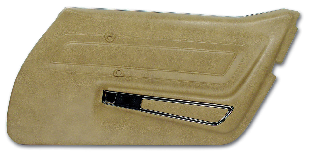 1977-1977 Corvette Door Panel Buckskin Standard RH-443657-Corvette-Store-Online