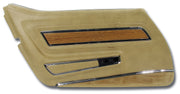 1976-1976 Corvette Door Panel Buckskin Deluxe W/Teak Insert LH-443757-Corvette-Store-Online