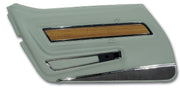 1976-1976 Corvette Door Panel Smoke Deluxe W/Teak Insert LH-4437A2-Corvette-Store-Online