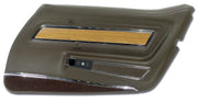 1976-1976 Corvette Door Panel Dark Brown Deluxe W/Teak Insert RH-443855-Corvette-Store-Online