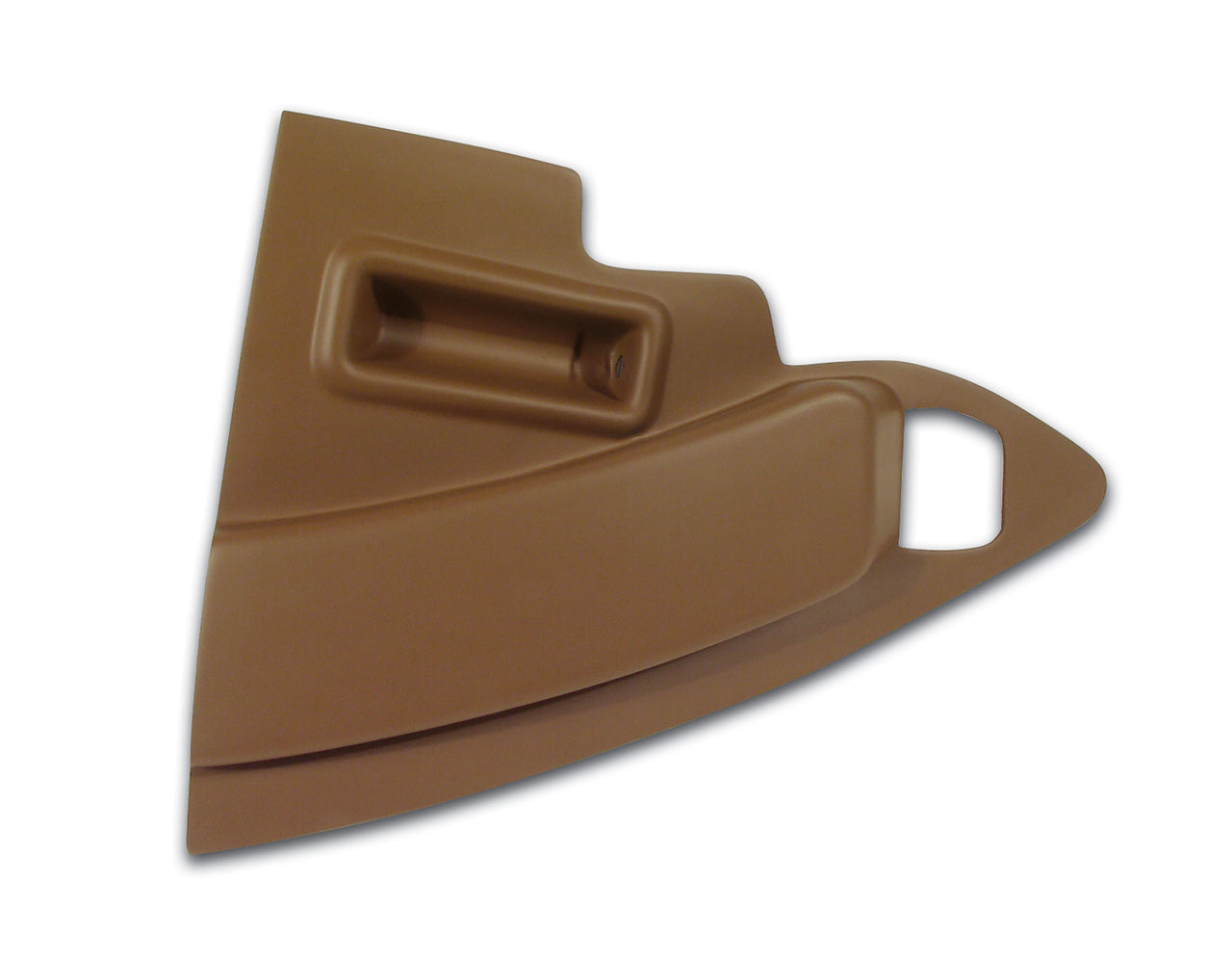 1967-1967 Corvette Radio Side Panel Saddle RH W/out Air Conditioner-444953-Corvette-Store-Online