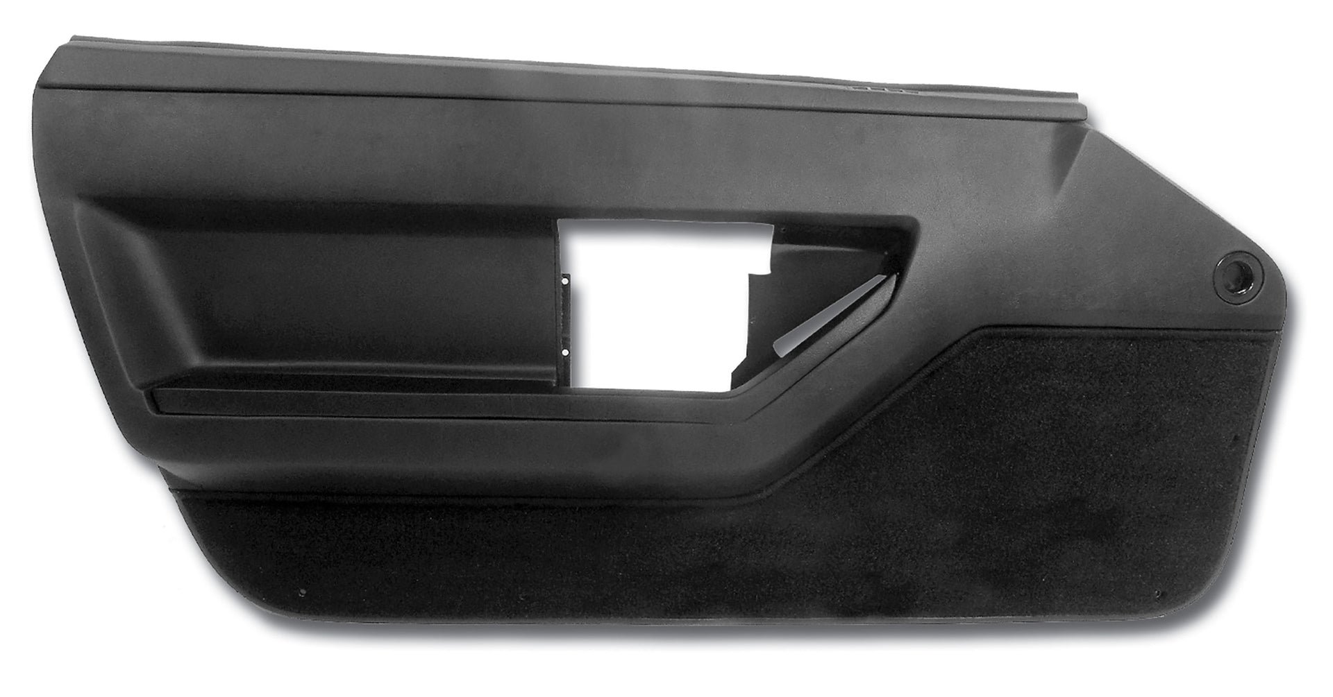 1984-1989 Corvette Door Panel Black Deluxe Coupe LH-445020-Corvette-Store-Online