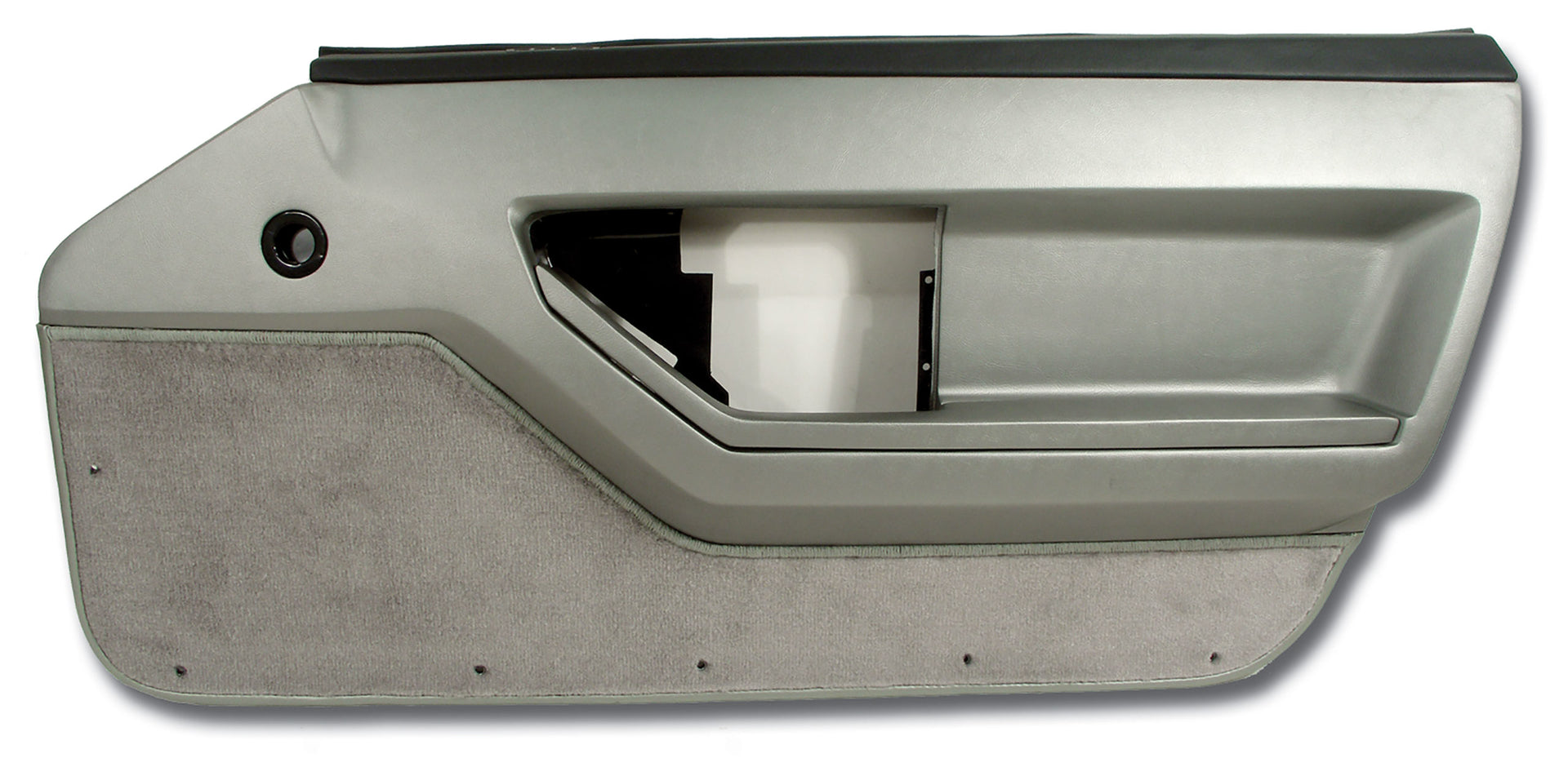 1984-1987 Corvette Door Panel Gray Deluxe Coupe RH-445169-Corvette-Store-Online