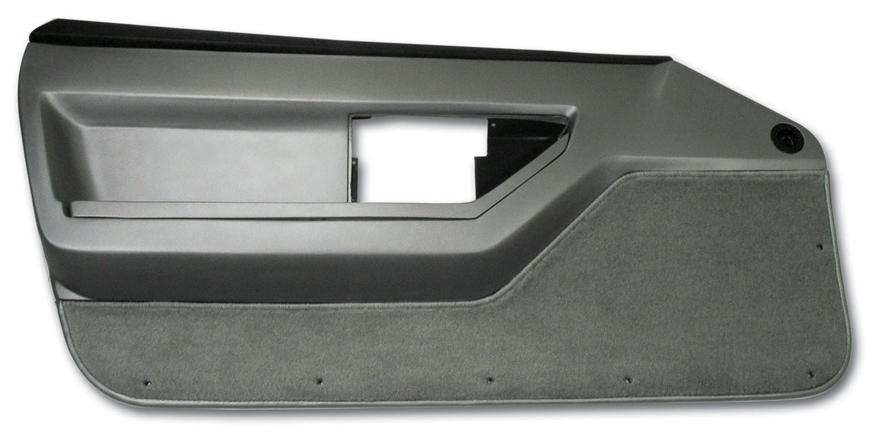 1986-1987 Corvette Door Panel Gray Deluxe Convertible LH-445269-Corvette-Store-Online