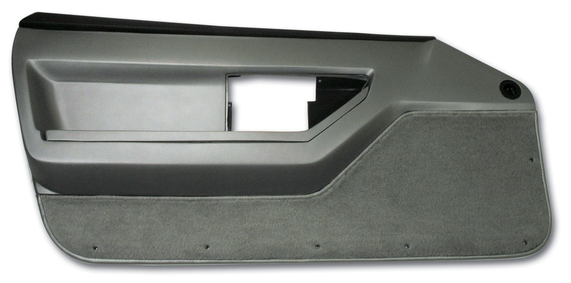 1986-1987 Corvette Door Panel Gray Deluxe Convertible LH-445269-Corvette-Store-Online