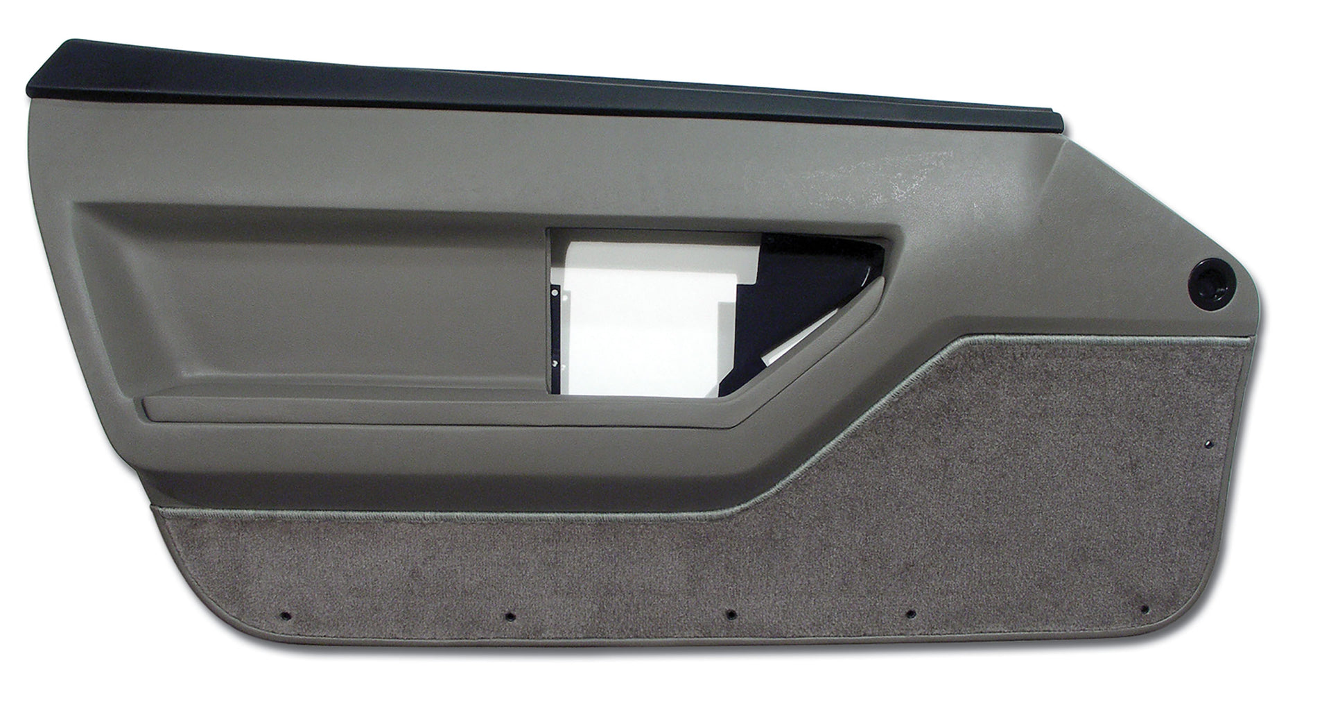 1988-1989 Corvette Door Panel Gray Deluxe Convertible LH-445279-Corvette-Store-Online