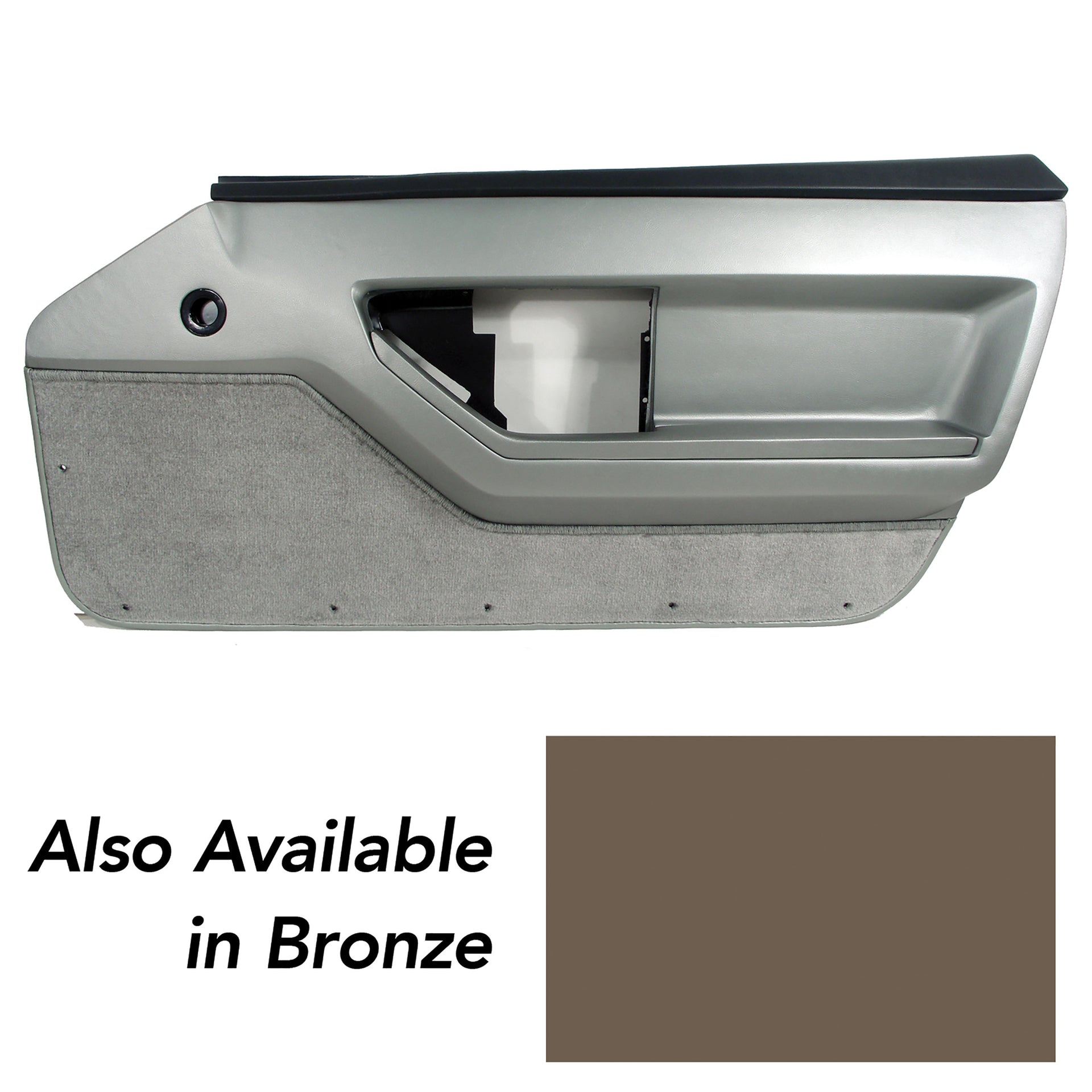 1986-1987 Corvette Door Panel Bronze Deluxe Convertible RH-445371-Corvette-Store-Online