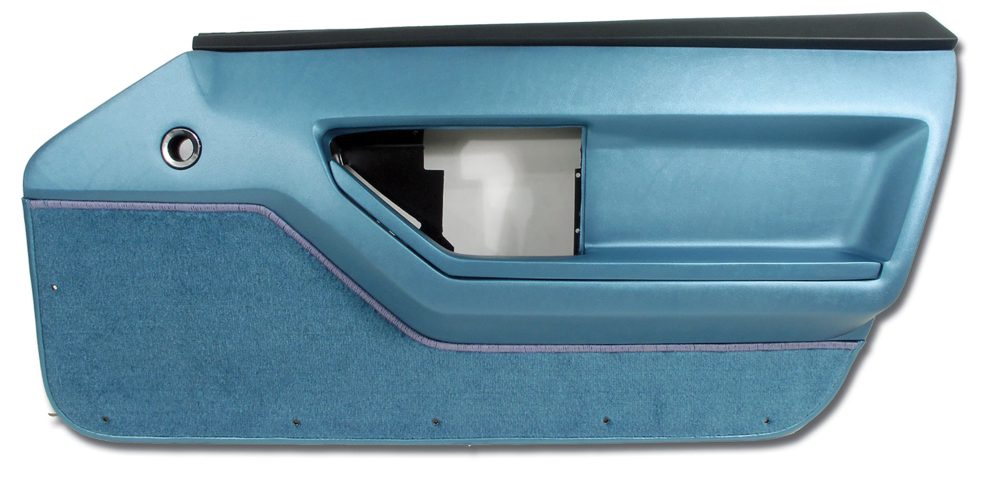1986-1989 Corvette Door Panel Blue Deluxe Convertible RH-445374-Corvette-Store-Online