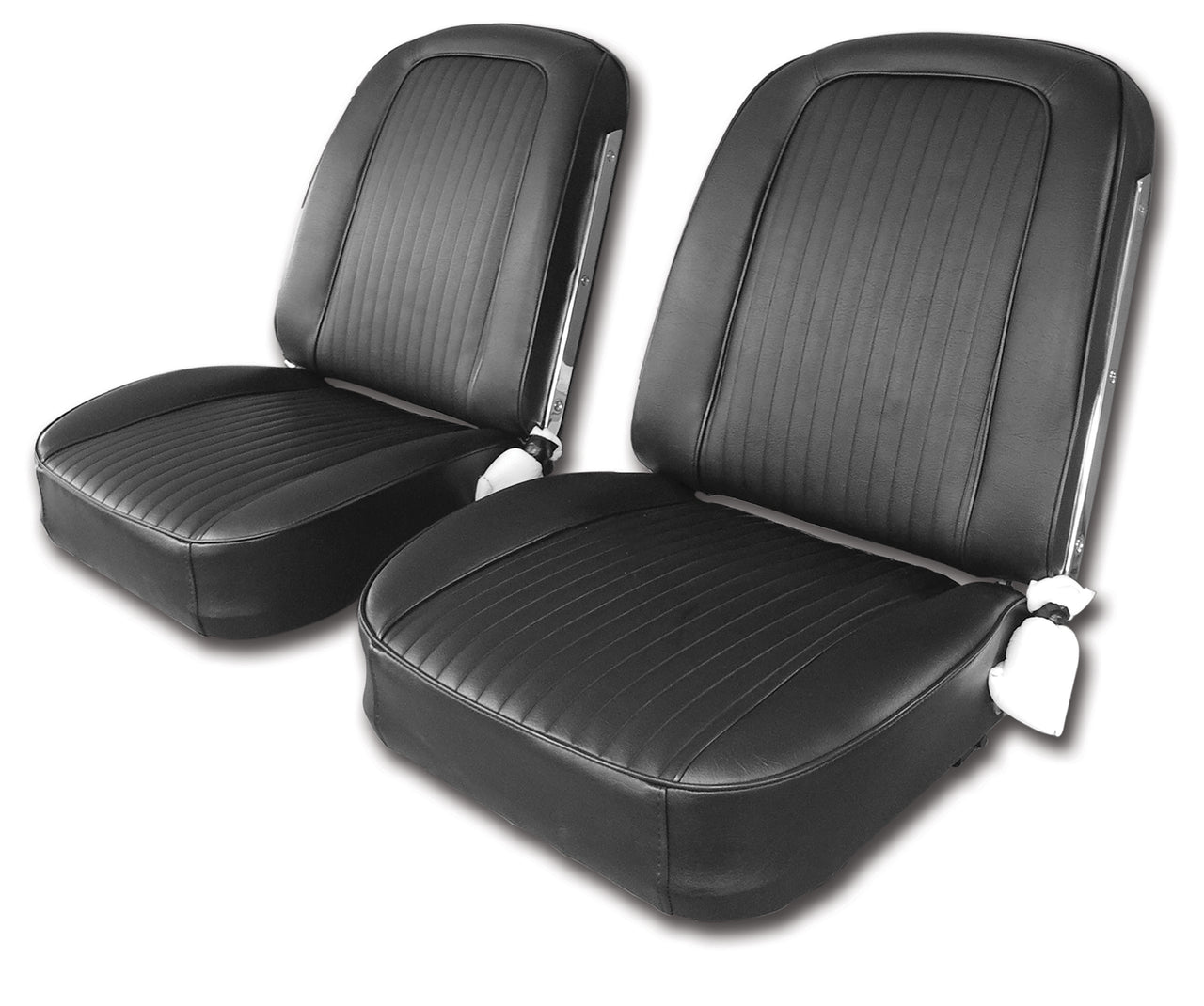 1963-1963 Corvette Vinyl Seat Covers Black-445420-Corvette-Store-Online