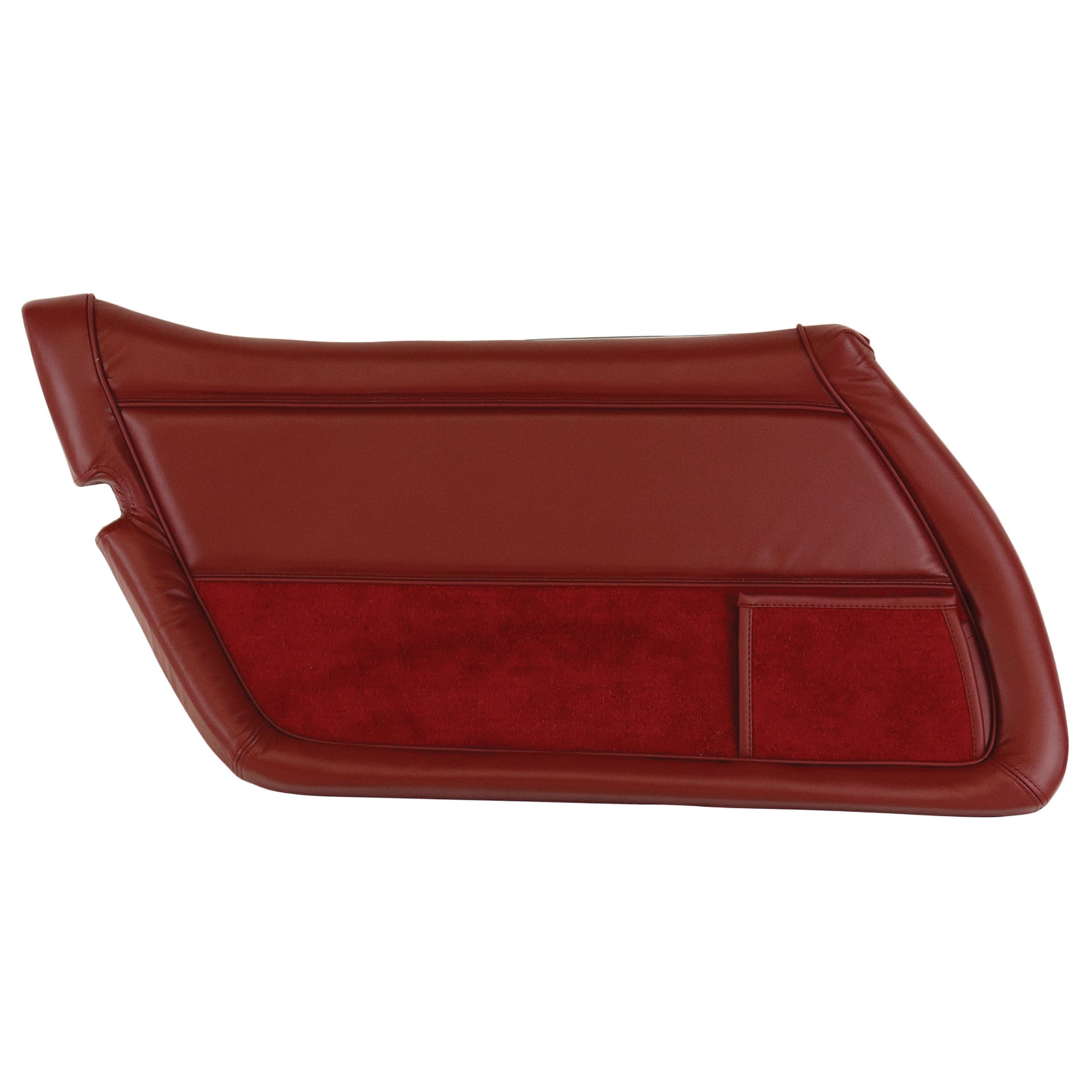 1982-1982 Corvette Leather Door Panel Red LH-445926-Corvette-Store-Online