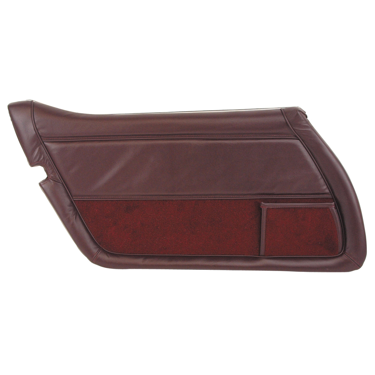 1980-1980 Corvette Leather Door Panel Claret LH-445936-Corvette-Store-Online