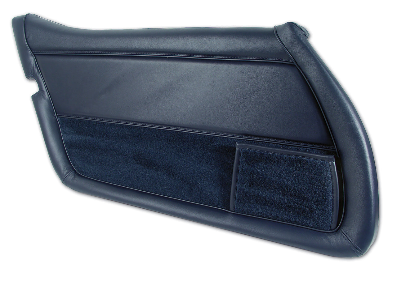1978-1981 Corvette Leather Door Panel Dark Blue LH-445948-Corvette-Store-Online