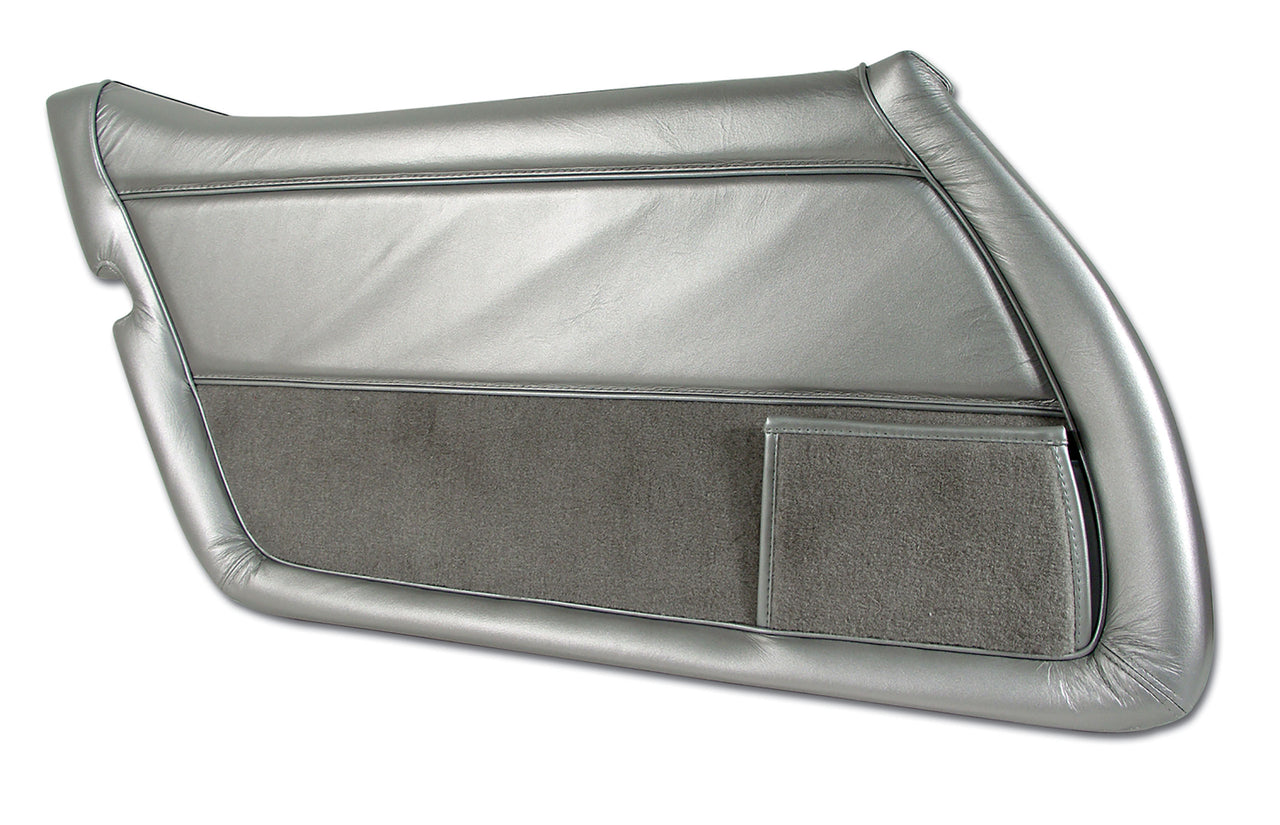 1978-1978 Corvette Leather Door Panel Silver Pace LH-445962-Corvette-Store-Online