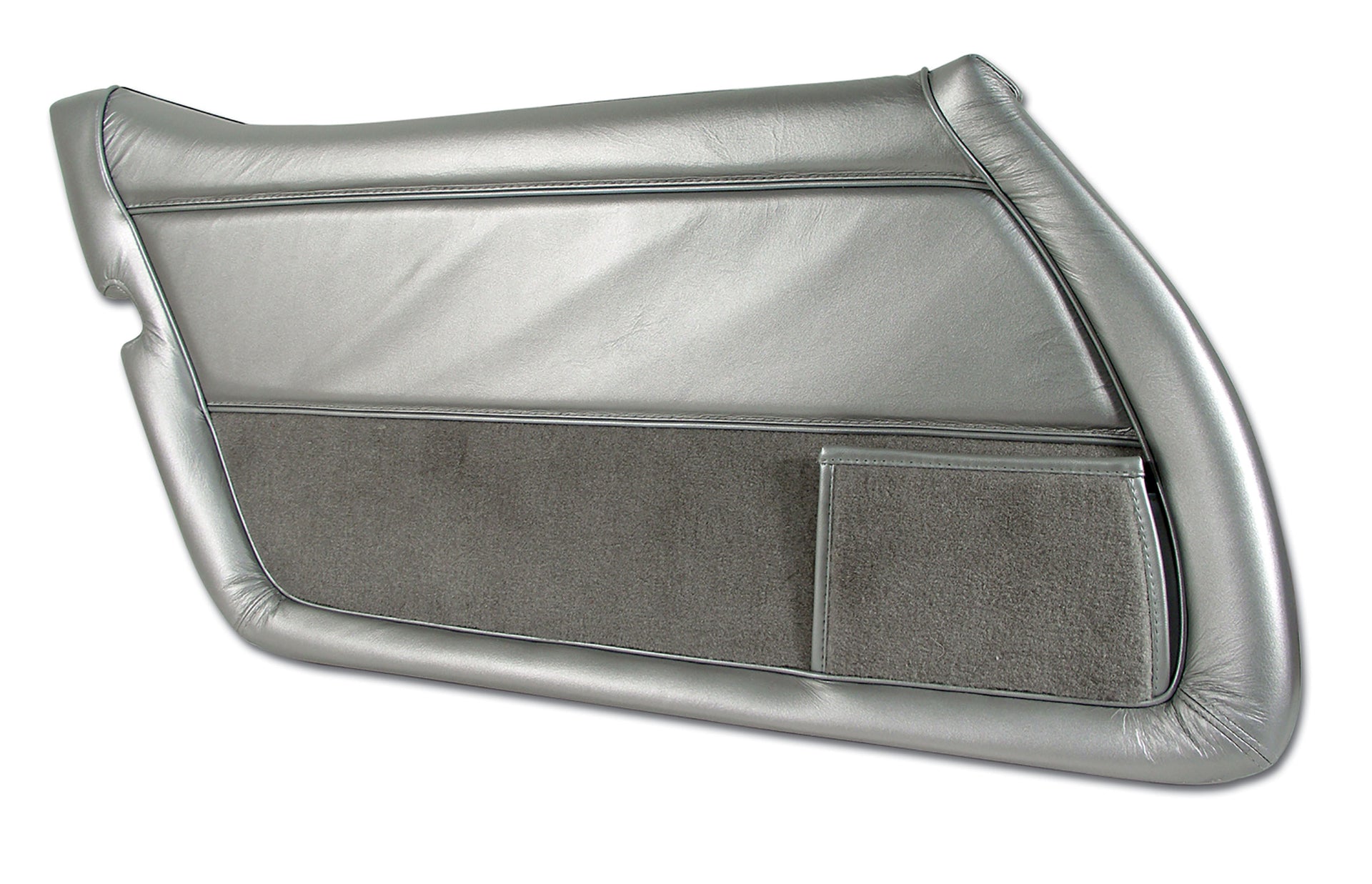 1978-1978 Corvette Leather Door Panel Silver Pace LH-445962-Corvette-Store-Online