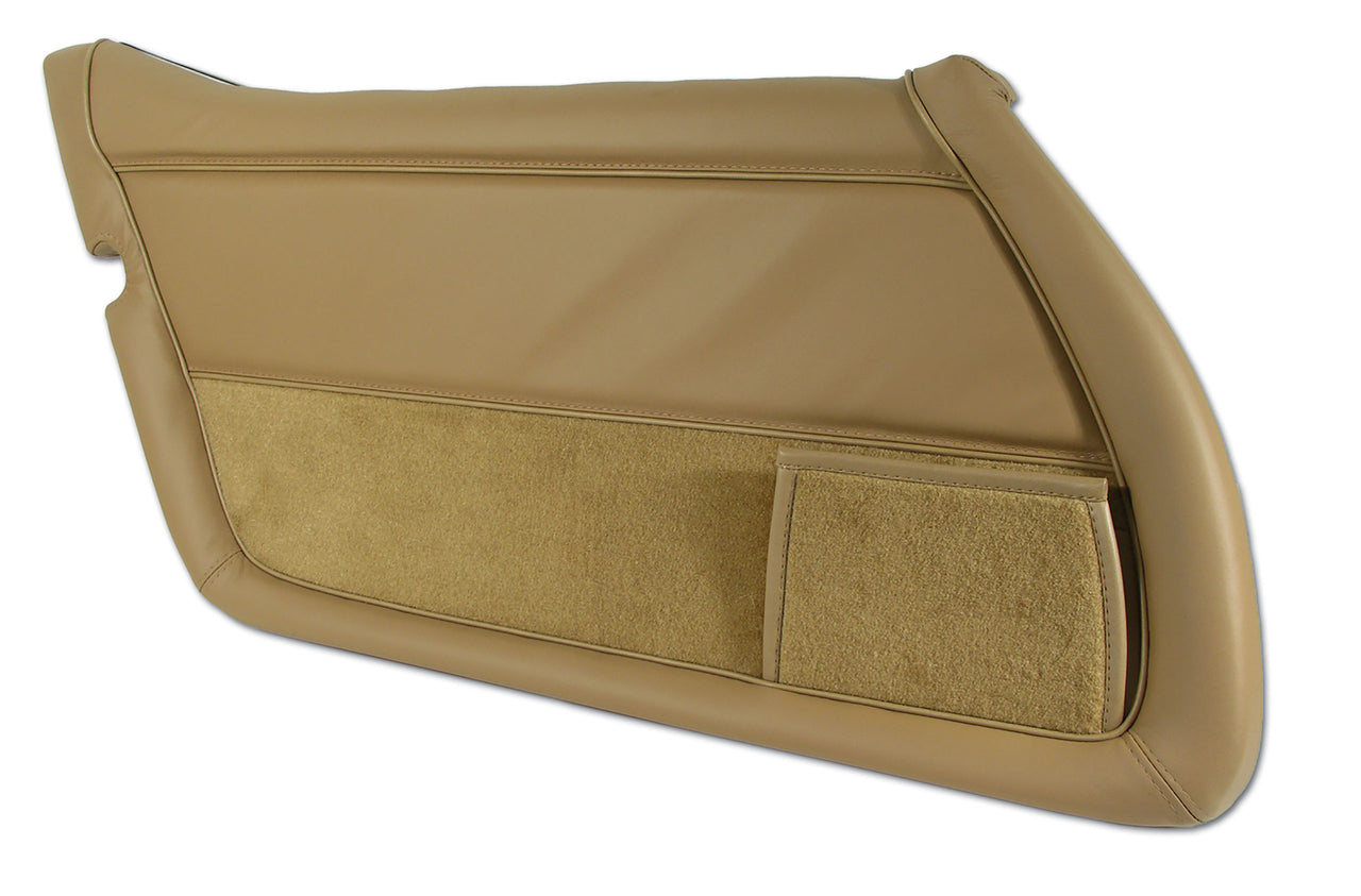 1981-1982 Corvette Leather Door Panel Camel LH-4459A4-Corvette-Store-Online