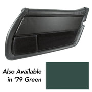 1979-1979 Corvette Leather Door Panel Green RH-446014-Corvette-Store-Online