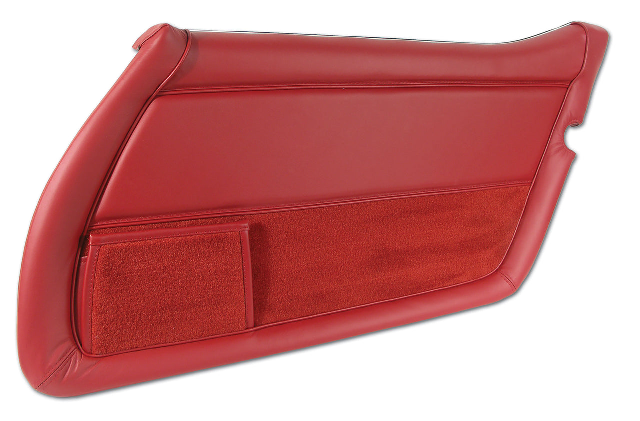 1978-1980 Corvette Leather Door Panel Red RH-446024-Corvette-Store-Online