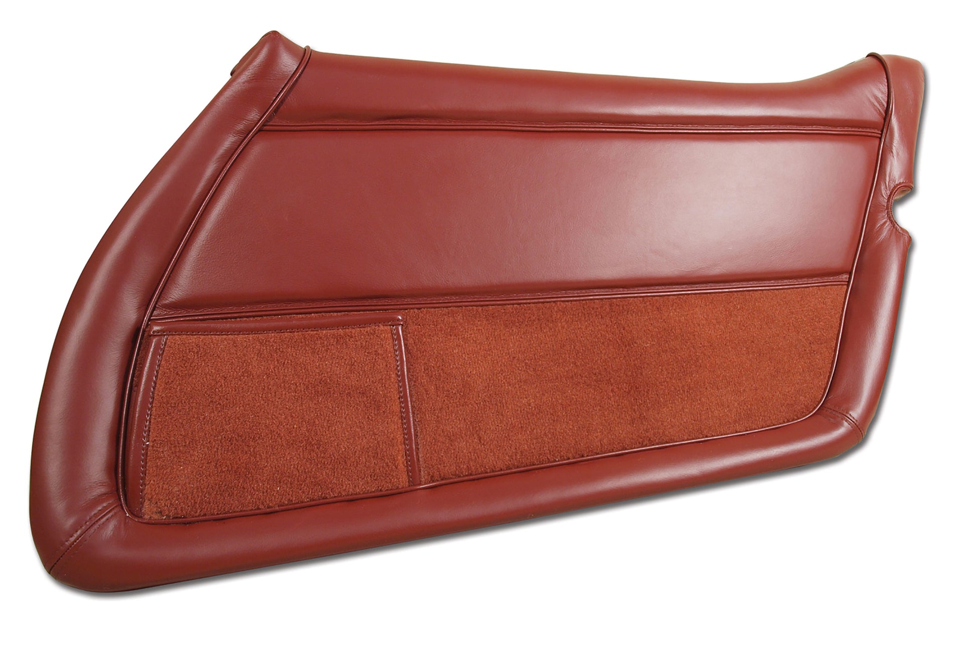 1978-1978 Corvette Leather Door Panel Saffron RH-446033-Corvette-Store-Online
