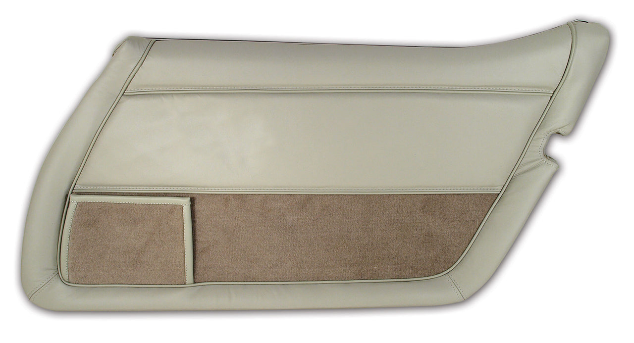 1978-1978 Corvette Leather Door Panel Oyster RH-446073-Corvette-Store-Online