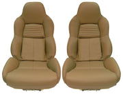 1994-1996 Corvette Mounted Leather Seat Covers Beige Standard-447082-Corvette-Store-Online